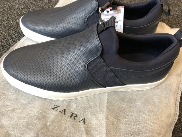 zara laceless sneakers